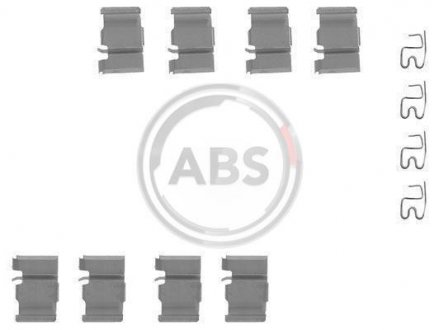 Скобы тормозных колодок - A.B.S. (441133000) A.B.S. 1133Q (фото 1)