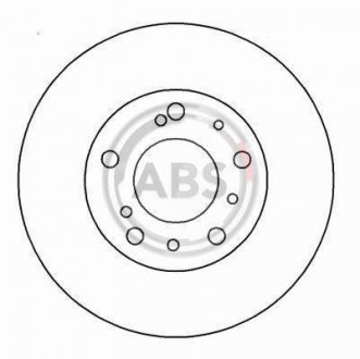 Гальмівний диск A.B.S. 15046