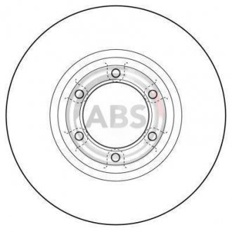 Гальмівний диск A.B.S. 16074 (фото 1)