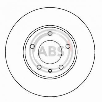 Гальмівний диск A.B.S. 16524 (фото 1)