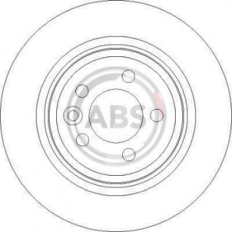 Гальмівний диск A.B.S. 17060