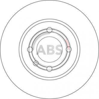 Гальмівний диск A.B.S. 17195 (фото 1)