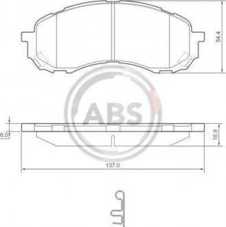 Автозапчастина A.B.S. 37443