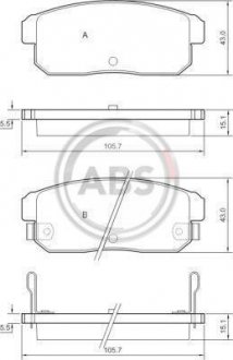 Автозапчасть A.B.S. 37473