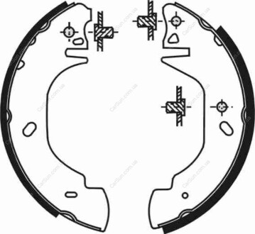 Комплект гальмівних колодок ABE C0G023ABE