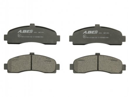 Комплект гальмівних колодок, дискове гальмо ABE C11053ABE (фото 1)