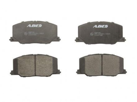 Комплект гальмівних колодок, дискове гальмо ABE C12037ABE (фото 1)