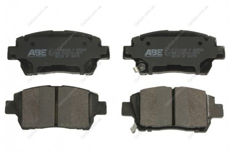 Комплект гальмівних колодок, дискове гальмо ABE C12086ABE-P