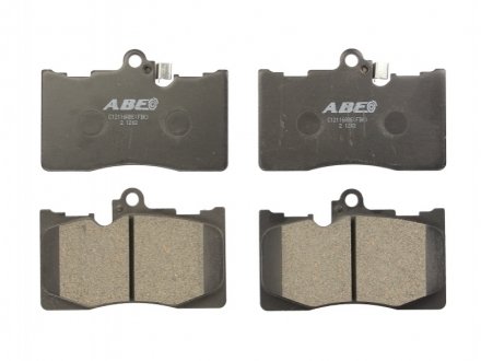Комплект гальмівних колодок, дискове гальмо ABE C12116ABE (фото 1)