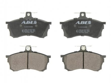 Комплект гальмівних колодок, дискове гальмо ABE C15034ABE (фото 1)