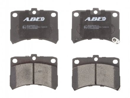 Комплект гальмівних колодок, дискове гальмо ABE C16008ABE