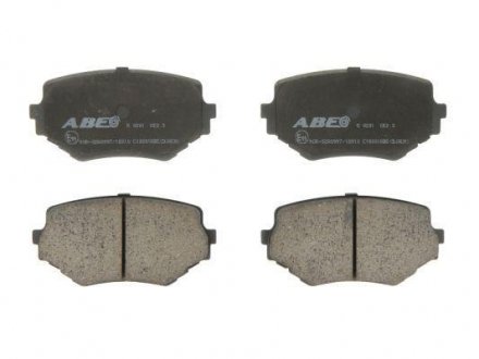 Комплект гальмівних колодок, дискове гальмо ABE C18001ABE (фото 1)