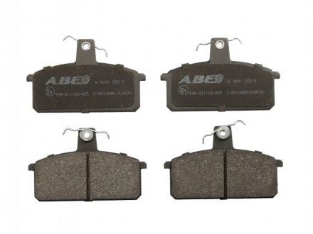 Комплект гальмівних колодок, дискове гальмо ABE C18013ABE (фото 1)