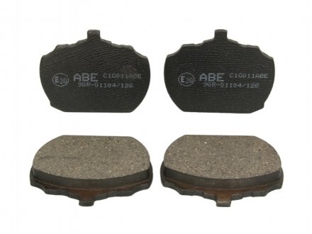 Комплект гальмівних колодок, дискове гальмо ABE C1G011ABE
