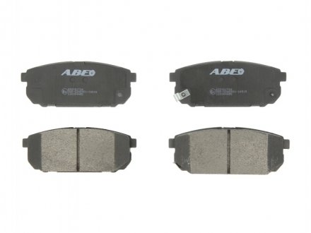 Комплект гальмівних колодок, дискове гальмо ABE C20304ABE (фото 1)