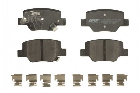 Комплект гальмівних колодок, дискове гальмо ABE C22041ABEP (фото 1)