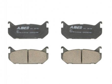 Комплект гальмівних колодок, дискове гальмо ABE C23007ABE (фото 1)