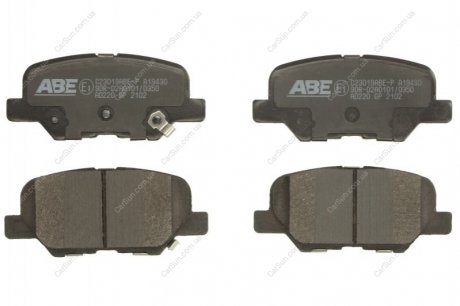 Комплект гальмівних колодок, дискове гальмо ABE C23019ABEP (фото 1)
