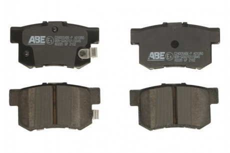 Комплект гальмівних колодок, дискове гальмо ABE C24005ABEP (фото 1)