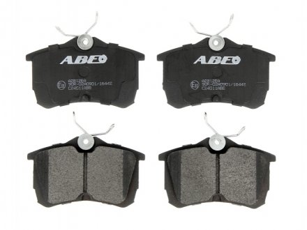 Комплект гальмівних колодок, дискове гальмо ABE C24011ABE (фото 1)