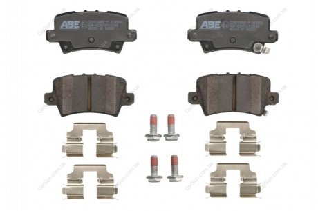 Комплект гальмівних колодок, дискове гальмо ABE C24014ABE-P (фото 1)