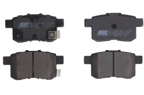 Комплект гальмівних колодок, дискове гальмо ABE C24017ABEP (фото 1)