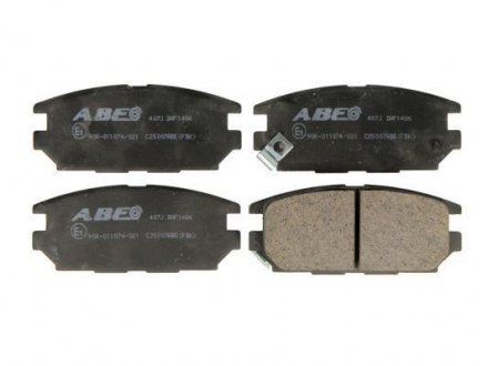 Комплект гальмівних колодок, дискове гальмо ABE C25007ABE (фото 1)