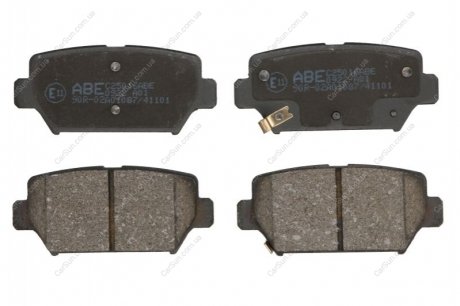 Комплект гальмівних колодок, дискове гальмо ABE C25016ABE (фото 1)