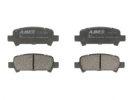 Комплект гальмівних колодок, дискове гальмо ABE C27002ABE