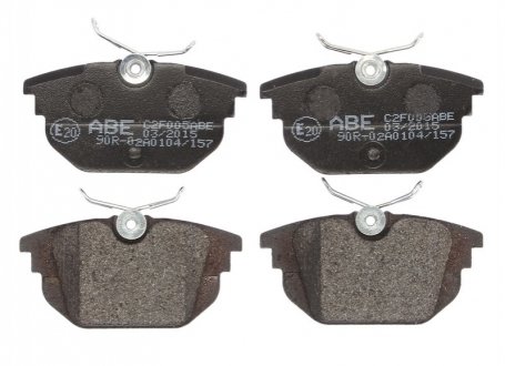 Комплект гальмівних колодок, дискове гальмо ABE C2F005ABE (фото 1)