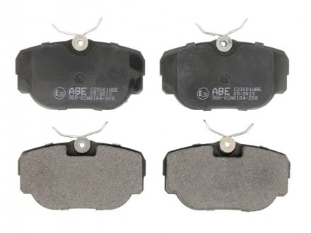 Комплект тормозных колодок, дисковый тормоз ABE C2I001ABE (фото 1)