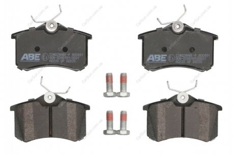 Комплект гальмівних колодок, дискове гальмо ABE C2W028ABE-P (фото 1)