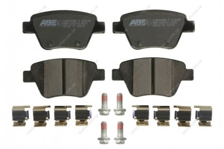 Комплект гальмівних колодок, дискове гальмо ABE C2W029ABE-P (фото 1)