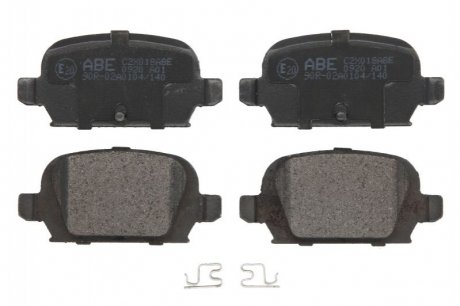 Комплект гальмівних колодок, дискове гальмо ABE C2X018ABE (фото 1)
