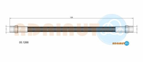 Шланг гальм. задн. внутрішній. прав. BMW E39 ADRIAUTO 051268