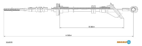 Автозапчасть ADRIAUTO 11.0172