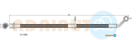Шланг гальм. задн. прав. CIVIC -05 ADRIAUTO 12.1280 (фото 1)