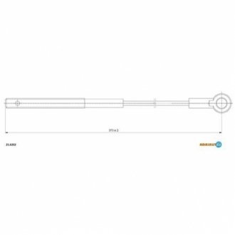 Тросик ручн.тормоза передн. Niva ADRIAUTO 21.0202