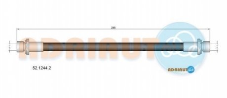 Шланг гальм. передн. прав. YARIS 06- ADRIAUTO 52.1244.2