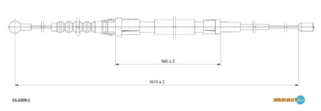 Автозапчасть ADRIAUTO 55.0209.1