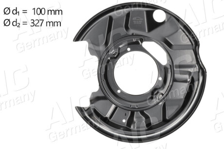 Защита диска тормозного (заднего) (L) MB C-class (W202) 93-01/E-class (W124) 84-95 AIC 56415
