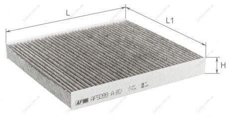 Фильтр салона (с акт углем)VW Sharan 2,0L 10-15 / Audi A6 94-97 Альфа Alpha Filter AF5099a