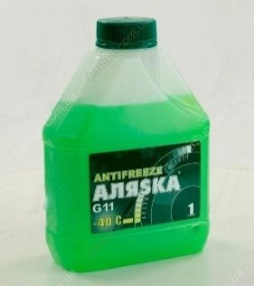 Антифриз Аляsка ANTIFREEZE-40 (зелений) Каністра 1л/0,98кг АЛЯSКА 5063