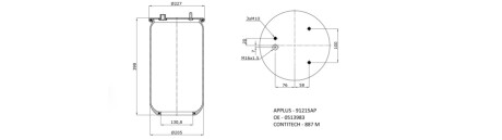 Пневморесора APPLUS 91215AP