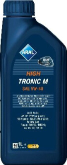 High Tronic M 5W-40 1Lx12 ARAL 15F48C