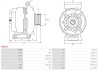 ГЕНЕРАТОР As-pl A0883S (фото 5)