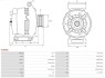 ALTERNATOR Z KOLEM As-pl A3686S (фото 5)