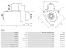 Стартер MI 12V-5.5kW-11t, 8200288, M9T70 077, Mack As-pl S5079 (фото 5)