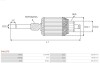 Якiр стартера BO-24V-15.0kW, 2004007005 As-pl SA0117S (фото 2)
