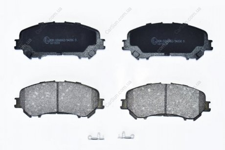 Тормозные колодки передние Renault Kadjar/Nissan X-Trail (14-) ASAM 72619 (фото 1)